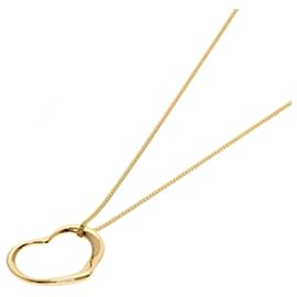 Tiffany & Co-Tiffany Heart Necklace in 18K Yellow Gold-Golden