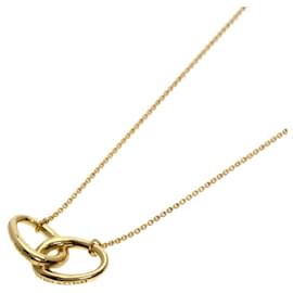 Tiffany & Co-Tiffany Double Loop Necklace in 18K Yellow Gold-Golden
