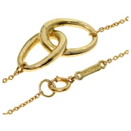 Tiffany & Co-Tiffany Double Loop Necklace in 18K Yellow Gold-Golden