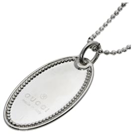 Gucci-GUCCI Silver Plate Necklace for Women-Silvery