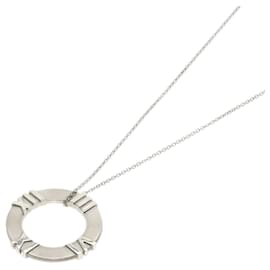 Tiffany & Co-Tiffany Atlas Circle Necklace in Silver-Silvery