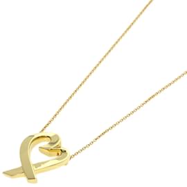 Tiffany & Co-Tiffany Loving Heart Necklace in 18K Yellow Gold-Golden