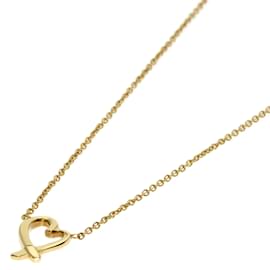 Tiffany & Co-Tiffany Loving Heart Necklace in 18K Yellow Gold-Golden