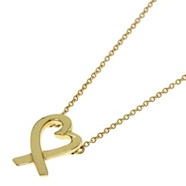 Tiffany & Co-Tiffany Loving Heart Necklace in 18K Yellow Gold-Golden