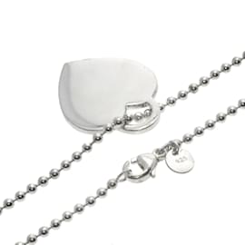 Tiffany & Co-Tiffany Return to Heart Long Necklace in Silver-Silvery