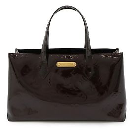 Louis Vuitton Monogram Vernis Wilshire PM Handtasche Bordeaux