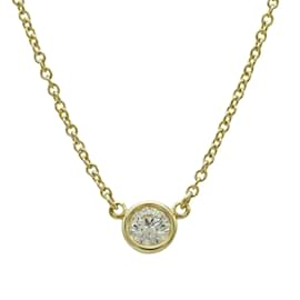 Tiffany & Co-Tiffany Elsa Peretti By the Yard Diamond Necklace-Golden