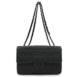 Chanel-Chanel New Travel Line Chain Shoulder Bag-Black