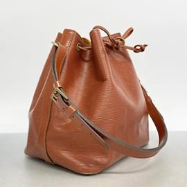 Louis Vuitton-Louis Vuitton Epi Petit Noe Shoulder Bag-Brown