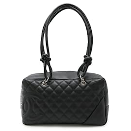 Chanel-Chanel Cambon Line Bowling Bag-Black