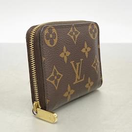 Louis Vuitton-Louis Vuitton Monogram Zippy Coin Purse-Brown
