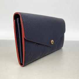 Louis Vuitton-Louis Vuitton Long Wallet in Marine Rouge-Red