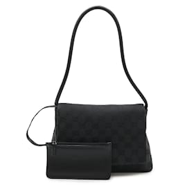 Gucci-Gucci GG Canvas Shoulder Bag-Black
