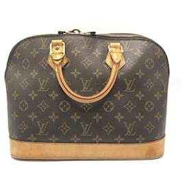 Louis Vuitton-Louis Vuitton Alma Handbag M51130-Brown,Monogram