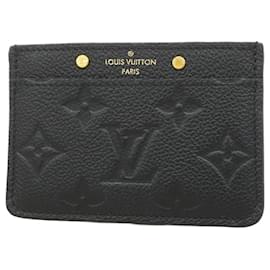 Louis Vuitton-Louis Vuitton Monogram Empreinte Card Case-Black