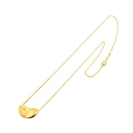 Tiffany & Co-Tiffany & Co. Bean Necklace in 18K Yellow Gold-Golden