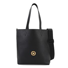 Versace Medusa 2way Tote Shoulder Bag Black