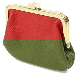 Louis Vuitton-Louis Vuitton Suhali Coin Purse in Geranium-Red,Other