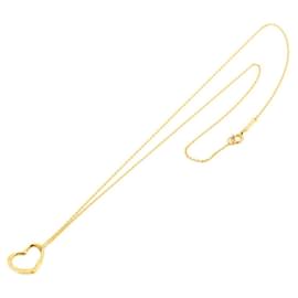 Tiffany & Co-Tiffany & Co. Heart Necklace in 18K Yellow Gold-Golden