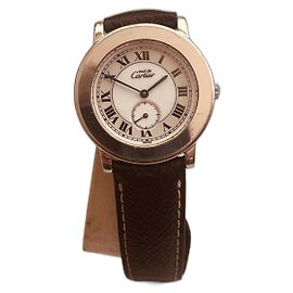 Cartier La Ronde Silver Watch White Dial White