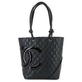 Chanel Cambon Line Medium Tote Bag Black