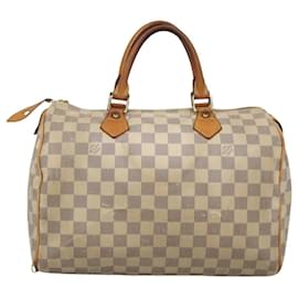 Louis Vuitton-LOUIS VUITTON Damier Azur Speedy 30 Hand Bag N41533 LV Auth 120800-Other