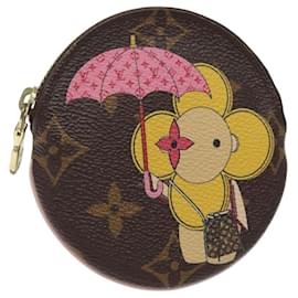Louis Vuitton-LOUIS VUITTON Monogram Vivienne Porte Monnaie Round Purse M69057 LV Auth 123310-Monogram