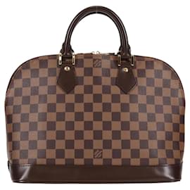 Louis Vuitton-LOUIS VUITTON Damier Ebene Alma Hand Bag N51131 LV Auth 125068V-Other