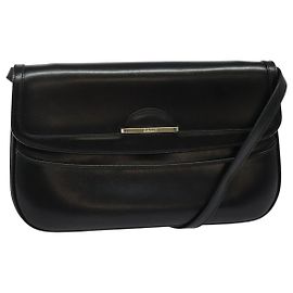 Borsa a Spalla BALLY in Pelle Nera Oro Auth BA2261 Nero D'oro