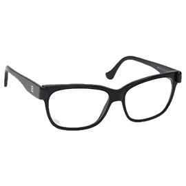 Occhiali BALENCIAGA in plastica nera Auth bs25887 Nero