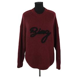 Anine Bing-Wool sweater-Dark red