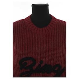 Anine Bing-Wool sweater-Dark red