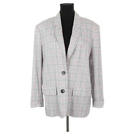 Isabel Marant Etoile Grau Leinen Blazer Grau