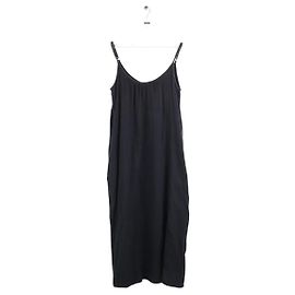 Hod Schwarzes Baumwollkleid Schwarz