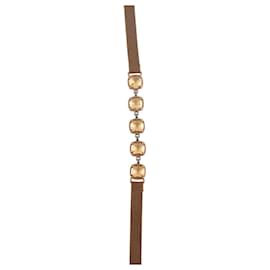 Swarovski-Crystal necklace-Brown