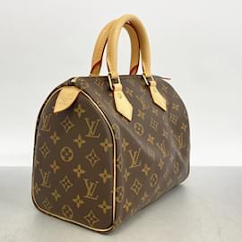 Louis Vuitton-Louis Vuitton Monogram Speedy 25 Handbag-Brown