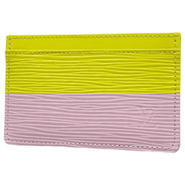 Louis Vuitton-Louis Vuitton Epi Porte Carte Business Card Holder-Other