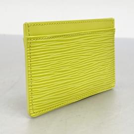 Louis Vuitton-Louis Vuitton Epi Porte Carte Business Card Holder-Other