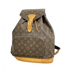 Louis Vuitton-Louis Vuitton Monogram Montsouris GM Backpack-Brown
