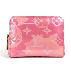 Louis Vuitton-Louis Vuitton Monogram Vernis Coin Purse-Pink