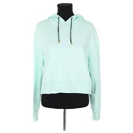 Balmain Sudadera de algodón azul Azul