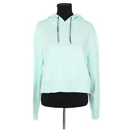 Balmain Sweatshirt en coton bleu Bleu