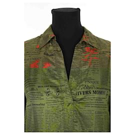 Autre Marque-Silk dress-Khaki