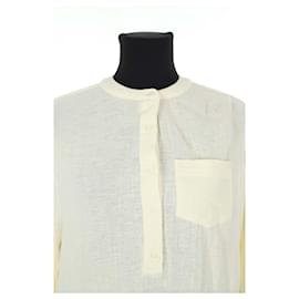Autre Marque-Cotton blouse-Yellow