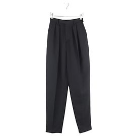 Céline Black wool Carot pants Black