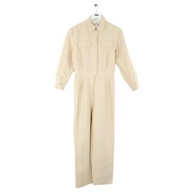 Sandro Beige Baumwoll-Overall Beige