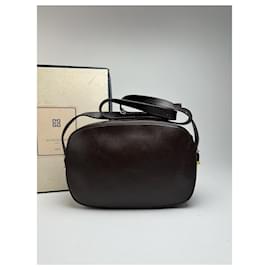 Givenchy-Vintage Givenchy 4G Leather Bag Brown-Brown