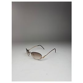 Vintage Loewe Madrid Frameless sunglasses Brown