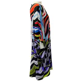 Emilio Pucci-Emilio Pucci Multi Silk Printed Kaftan-Multiple colors