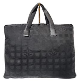 Custodia per laptop Chanel Travel Ligne Nera Nero